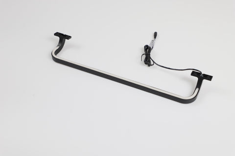 LED-Leuchte für Badspiegel Schwarz matt – Höhe 5 cm, Tiefe 7,5 cm