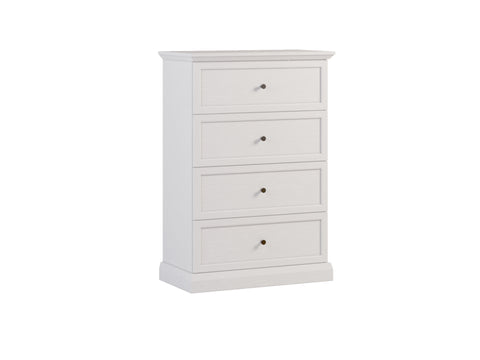Livento Hochkommode Elegant Stilvoll Modern mit 4 Schubladen