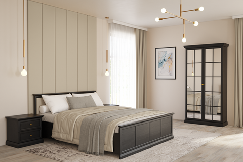 Livento Kommode mit 3 Türen und 3 Schubladen – Sideboard im klassischen Design – Ansicht 7