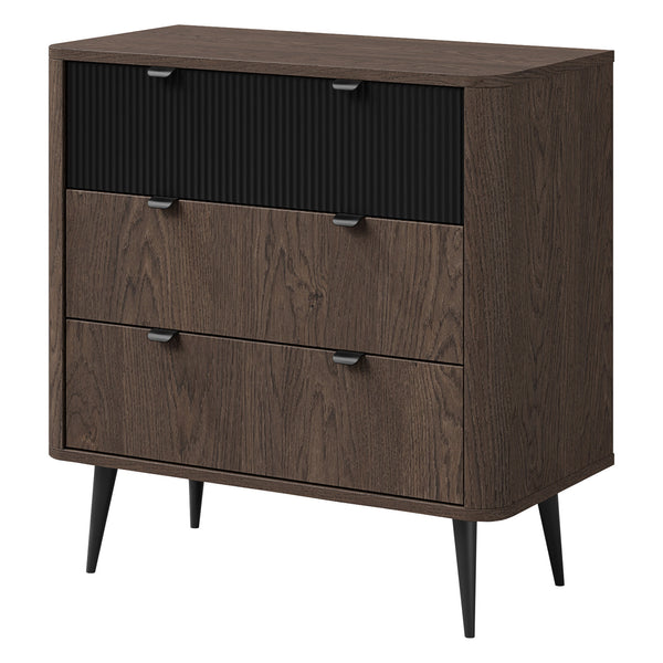 Marly Kommode 90 cm mit 3 Schubladen – Baltic Storm