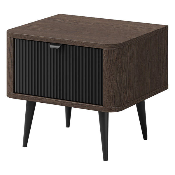 Marly Nachttisch 50 cm mit 1 Schublade – Baltic Storm