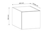 Küchenschrank – Maßbild mit Bemaßung (Breite × Höhe × Tiefe in mm)