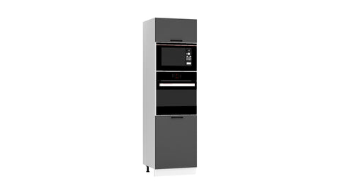 Mikrowellenumbauschrank D60PK MVP/L – Morvex – Stilvolles Küchenelement – Ansicht 4