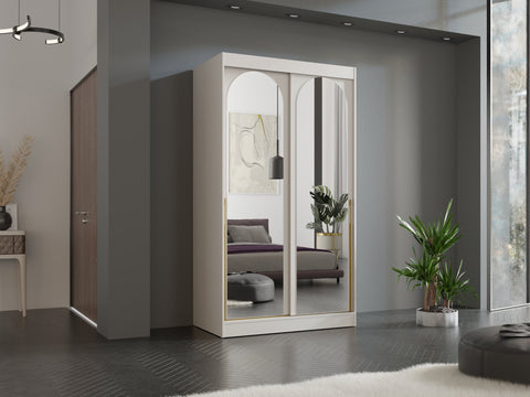 Modin Schwebetürenschrank in Kaschmir – Ansicht 3