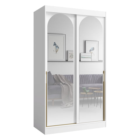 Modin Schwebetürenschrank in Weiß