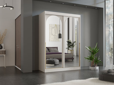 Modin Schwebetürenschrank in Kaschmir – Ansicht 3