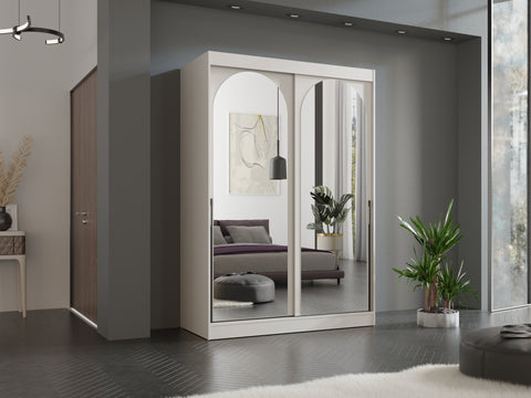Modin Schwebetürenschrank in Kaschmir – Ansicht 4