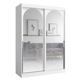 Modin Schwebetürenschrank in Weiß – Ansicht 2