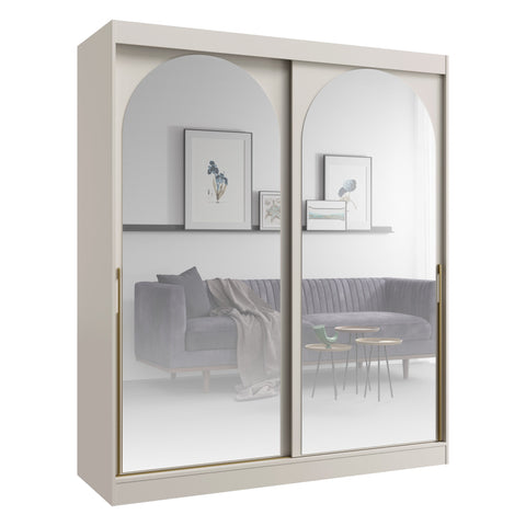 Modin Schwebetürenschrank in Kaschmir