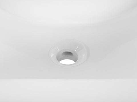 Möbelwaschbecken Lavena 61 × 46 cm – Weiß, glänzend, eckig – Ansicht 6