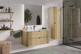 Möbelwaschbecken Purea 100 × 46 cm – Weiß, glänzend, eckig – Ansicht 4