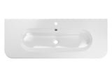 Möbelwaschbecken Purea 120 × 46 cm – Weiß, glänzend, eckig – Ansicht 3