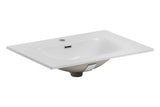Möbelwaschbecken Skyla 71 × 46 cm – Weiß, glänzend, eckig – Ansicht 4