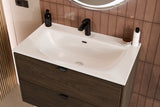 Möbelwaschbecken Skyla 81 × 46 cm – Weiß, glänzend, eckig – Ansicht 3