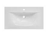 Möbelwaschbecken Skyla 81 × 46 cm – Weiß, glänzend, eckig – Ansicht 5