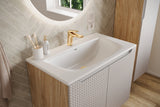 Möbelwaschbecken Skyla I 61 × 46 cm – Weiß, matt, eckig – Ansicht 5