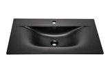 Möbelwaschbecken Skyla I 81 × 46 cm – Schwarz, matt, eckig – Ansicht 3