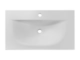 Möbelwaschbecken Skyla I 81 × 46 cm – Weiß, matt, eckig – Ansicht 3