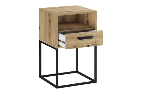 Nachttisch Navira Artisan Eiche 40 × 65 × 39 cm mit 1 Schublade – Ansicht 3