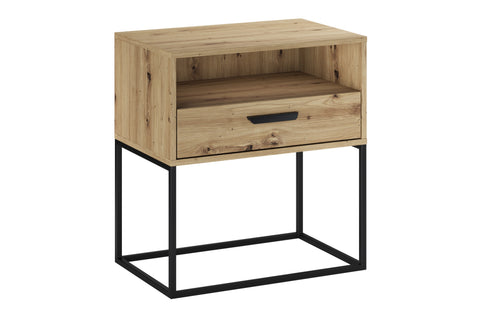Nachttisch Navira Artisan Eiche 60 × 65 × 39 cm mit 1 Schublade