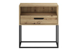 Nachttisch Navira Artisan Eiche 60 × 65 × 39 cm mit 1 Schublade – Ansicht 2