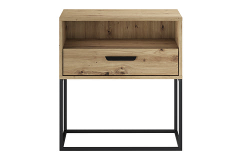 Nachttisch Navira Artisan Eiche 60 × 65 × 39 cm mit 1 Schublade – Ansicht 2