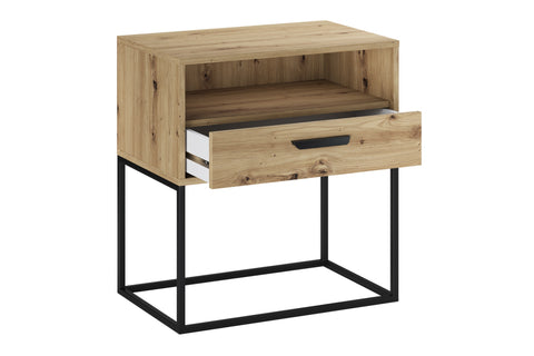 Nachttisch Navira Artisan Eiche 60 × 65 × 39 cm mit 1 Schublade – Ansicht 3