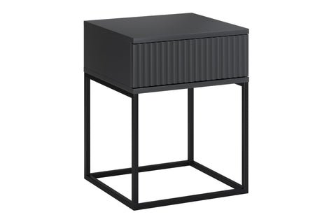 Nachttisch Spella Anthrazit 40 × 52 × 39 cm