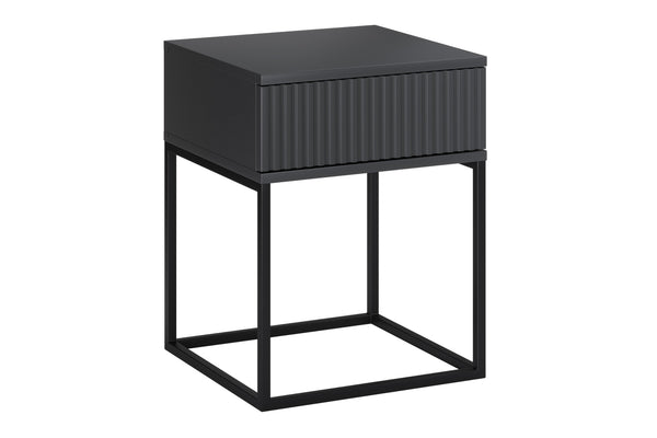 Nachttisch Spella Anthrazit 40 × 52 × 39 cm