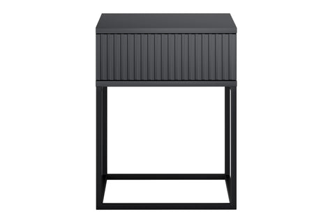 Nachttisch Spella Anthrazit 40 × 52 × 39 cm – Ansicht 2