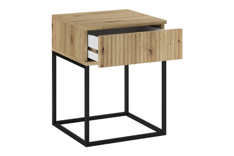 Nachttisch Spella Artisan Eiche 40 × 52 × 39 cm – Ansicht 3