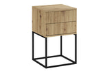 Nachttisch Spella Artisan Eiche 40 × 65 × 39 cm mit 2 Schubladen