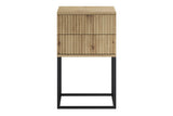 Nachttisch Spella Artisan Eiche 40 × 65 × 39 cm mit 2 Schubladen – Ansicht 2