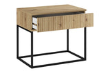 Nachttisch Spella Artisan Eiche 60 × 52 × 39 cm – Ansicht 3