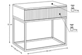 Nachttisch Spella Artisan Eiche 60 × 52 × 39 cm – Ansicht 4