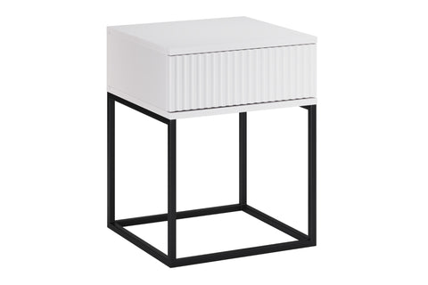 Nachttisch Spella Weiß 40 × 52 × 39 cm