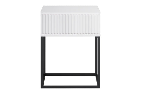 Nachttisch Spella Weiß 40 × 52 × 39 cm – Ansicht 2