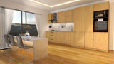 Nexa Küchenzeile KÜ-LN-001 – Modernes Design in Woodline mit maximalem Stauraum – Ansicht 4