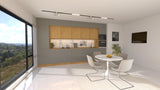 Nexa Küchenzeile KÜ-LN-005 – Beige & Woodline – 420 cm – Ansicht 3