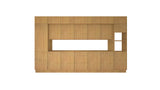 Nexa Küchenzeile KÜ-LN-005 – Woodline – 420 cm – Großzügige Designküche mit maximalem Stauraum – Ansicht 2