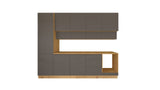 Nexa Küchenzeile KÜ-LN-006 – Grau – 300 cm – Ansicht 2