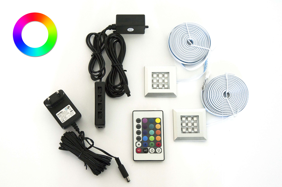 Wohnwand - 2024 Moderne Wohnwand-Highlights mit Premium-Materialien, (Komplett Set, 8-St., LUGO - P)