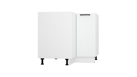 Eckunterschrank DRP P/L – Orvessa – L-Form, Ecke voll nutzbar
