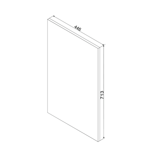 Geschirrspülerfront FZ 45 PU – Emverra – Perfekte Geräte-Integration