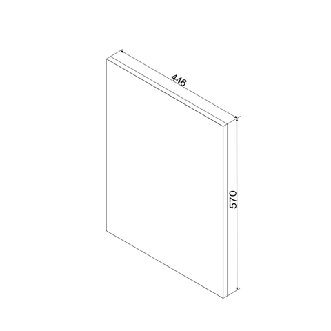 Geschirrspülerfront FZ 45 PO – Emverra – Moderne Frontlösung