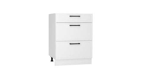 Unterschrank D60S3 – Emverra – 3 Schubladen für effiziente Organisation