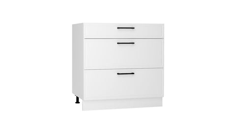 Unterschrank D80S3 – Emverra – 3 Schubladen für effiziente Organisation