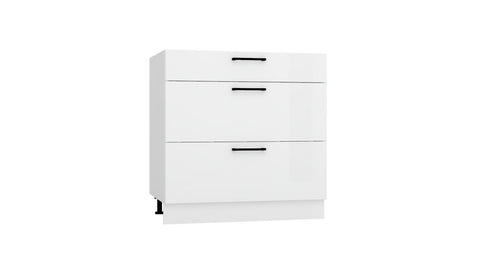 Unterschrank D80S3 – Orvessa – 3 Schubladen für effiziente Organisation