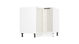 Eckunterschrank DRP P/L – Orvessa – L-Form, Ecke voll nutzbar