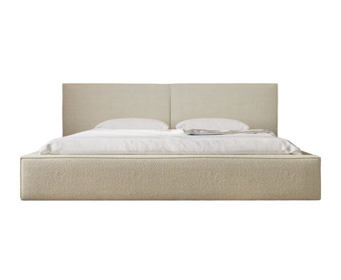 Polsterbett 06 Bouclé – Arena – Modernes Bett mit Bettkasten und Metall-Lattenrost – Ansicht 5
